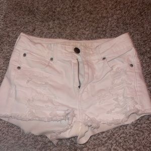 American Eagle ripped jean shorts